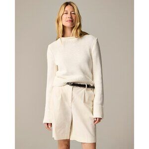 J Crew Women's Heritage Cotton Rollneck Sweater Size Small Fall 2024
